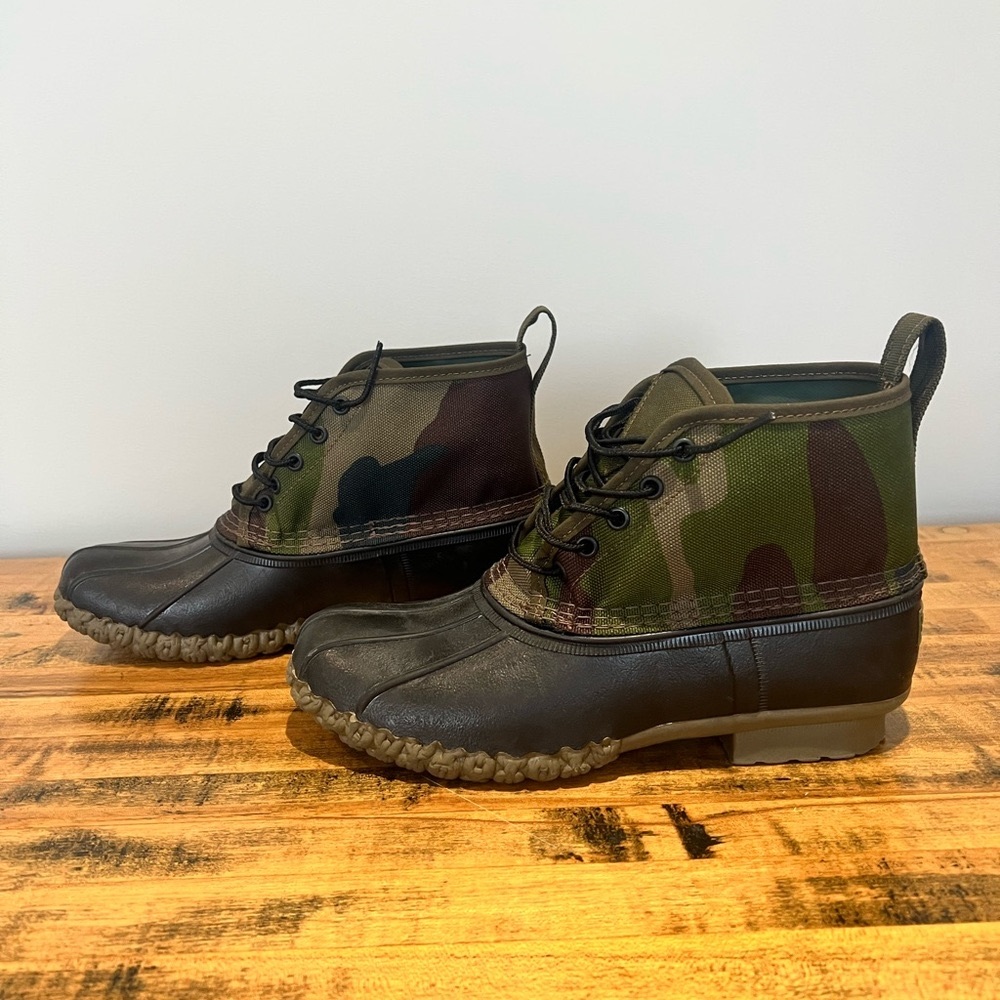 L.L. Bean Camo Duck Boots